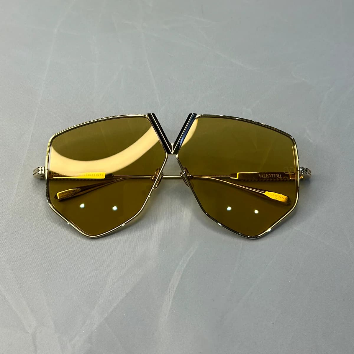 Valentino V-Hexagon Titanium Sunglasses VLS115D