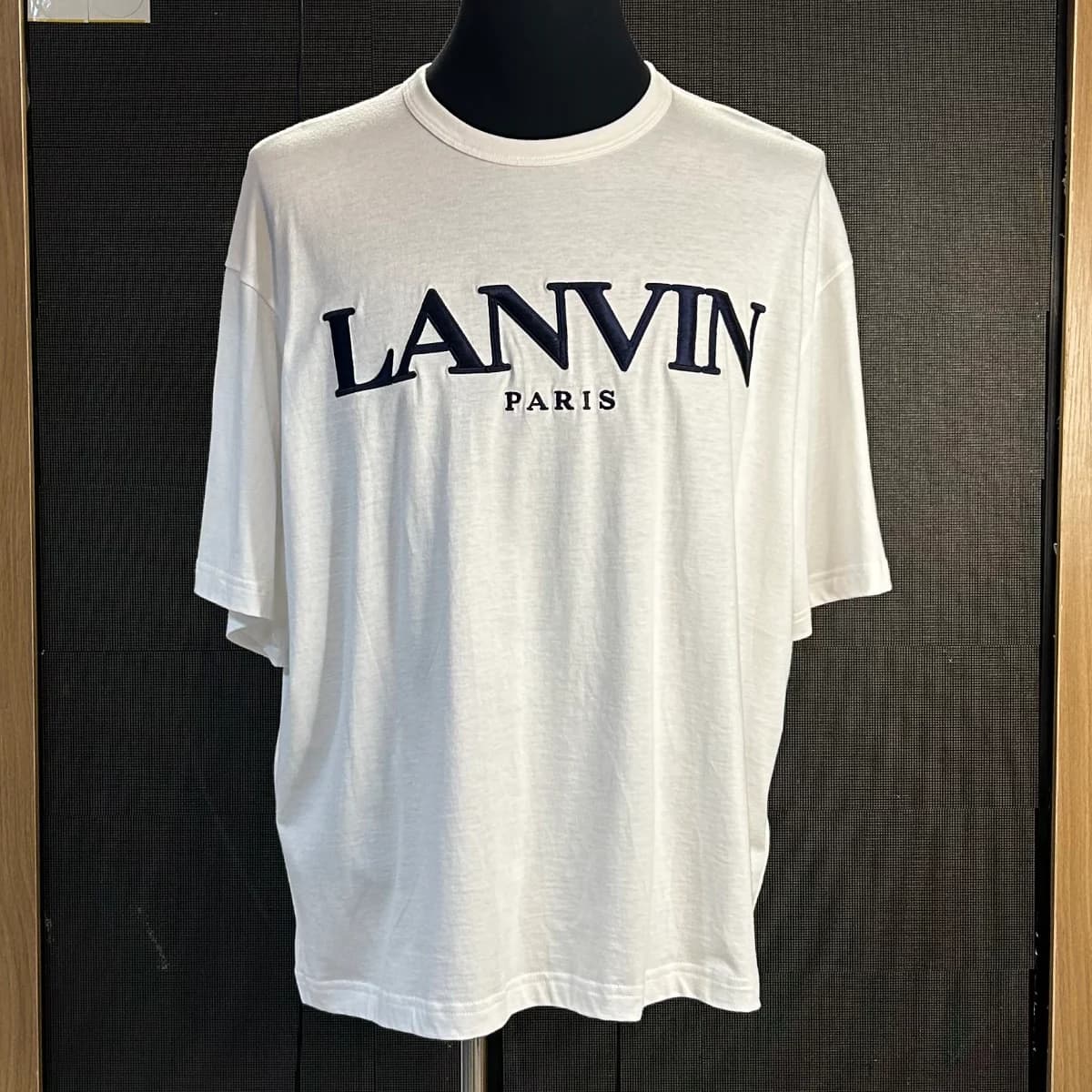 Embroided cotton-jersey slim Tshirt