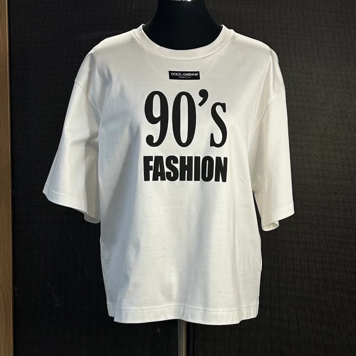 D&G 90's fahion cotton Jersey T-shirt