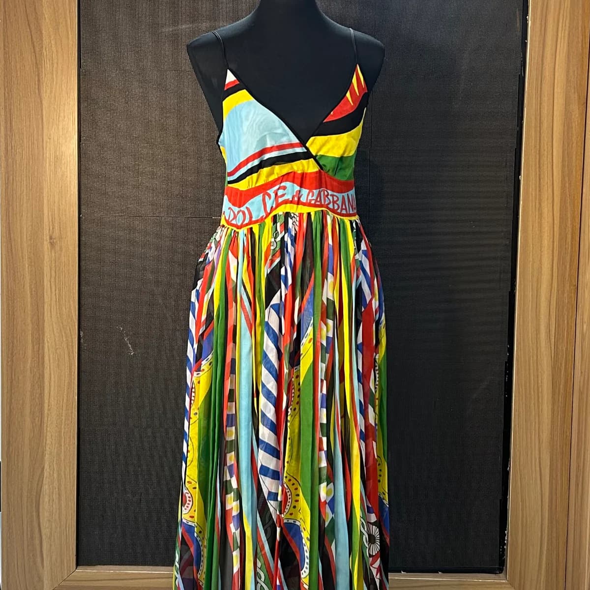 d&g carretto silk maxi dress>1400