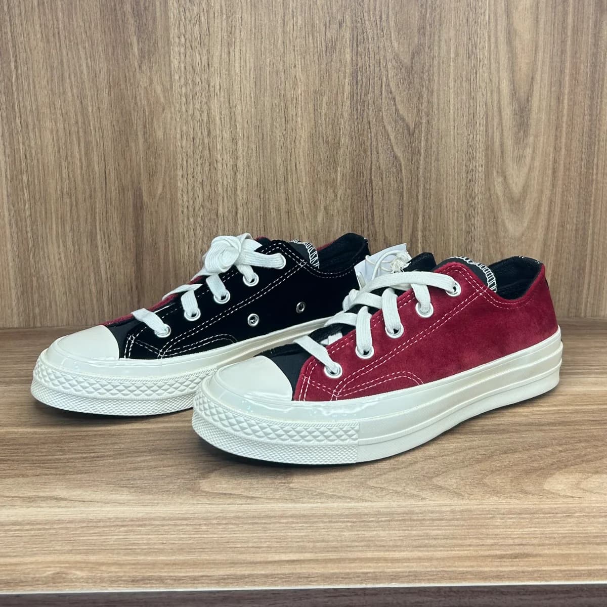 Beyond retro chuck 70 two-tone velvet sneakers