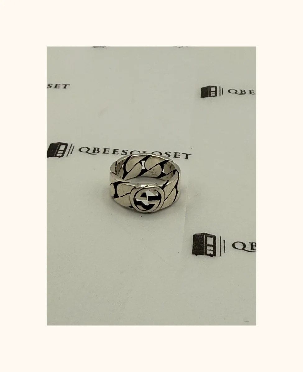 Sterling Silver GG Ring