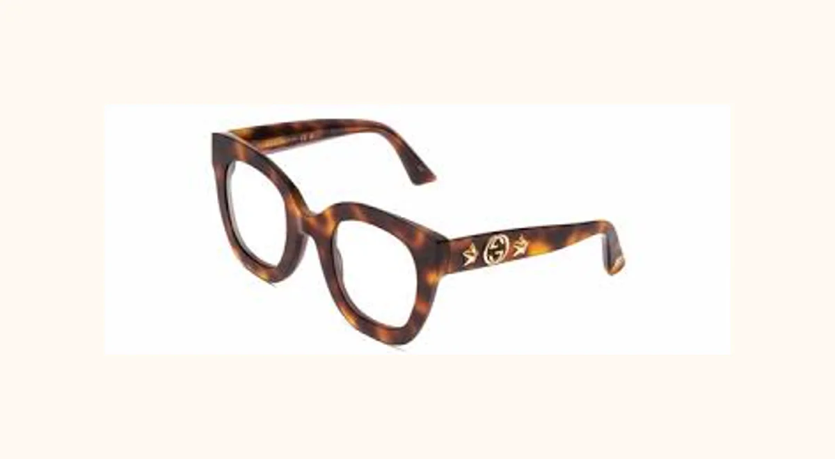 GG0208S sunglasses in tortoiseshell pattern