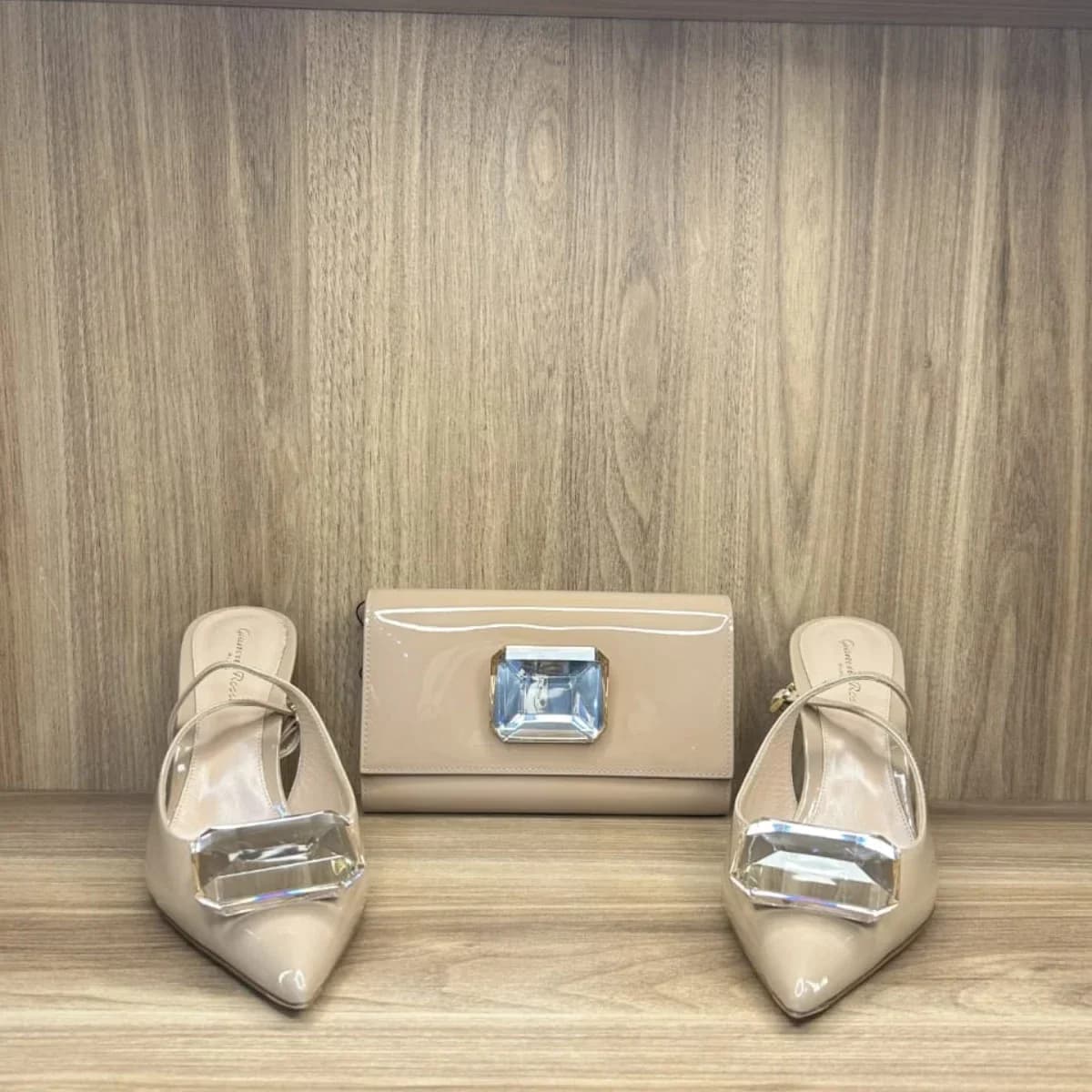 Jaipur 85 Slingback with matching jaipur clutch